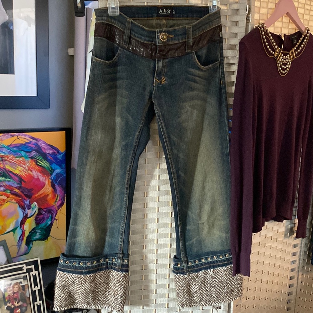These are ABS size 27 jeans blast from the past